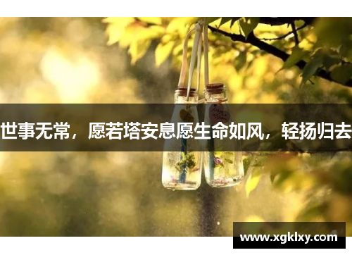 世事无常，愿若塔安息愿生命如风，轻扬归去